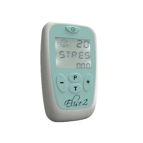 TensCare Elise 2 pelvic floor exerciser unit on a black background