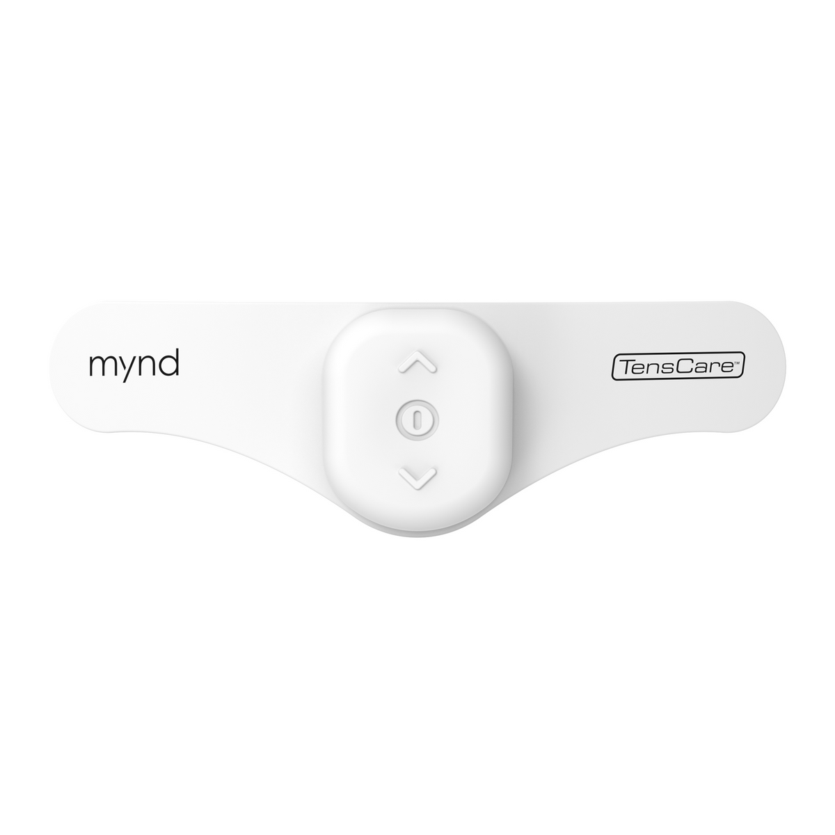 TensCare Mynd migraine relief TENS headband device, front view