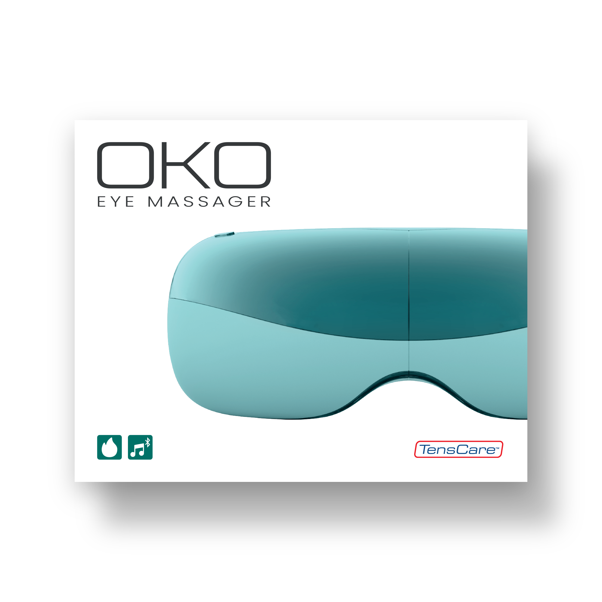 TensCare OKO Eye Massager retail box, front