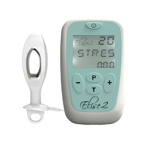 TensCare Elise 2 pelvic floor exerciser unit with its vaginal probe
