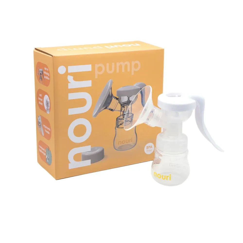 TensCare Nouri Manual handheld breast pump with its retail box