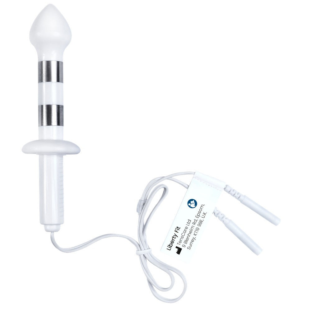 TensCare Liberty Fit anal probe with its coiled lead wire