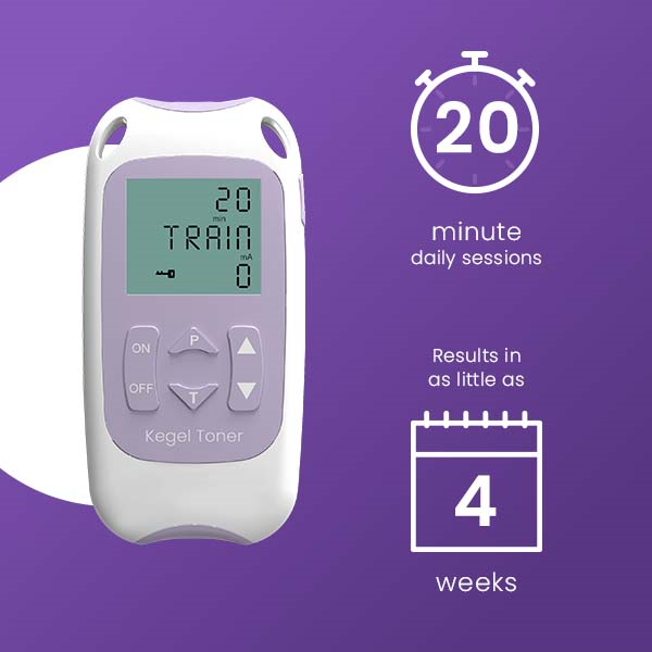 Kegel Toner unit, 20 minute daily sessions with results in as little as 4 weeks