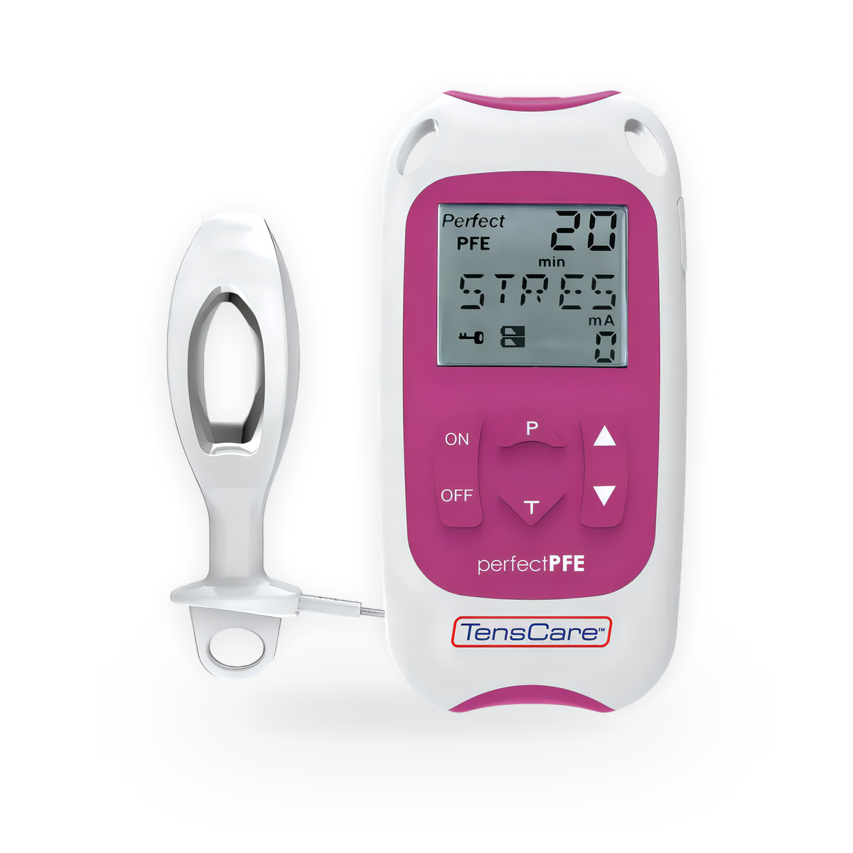 TensCare Perfect PFE pelvic floor exerciser for women with its vaginal probe