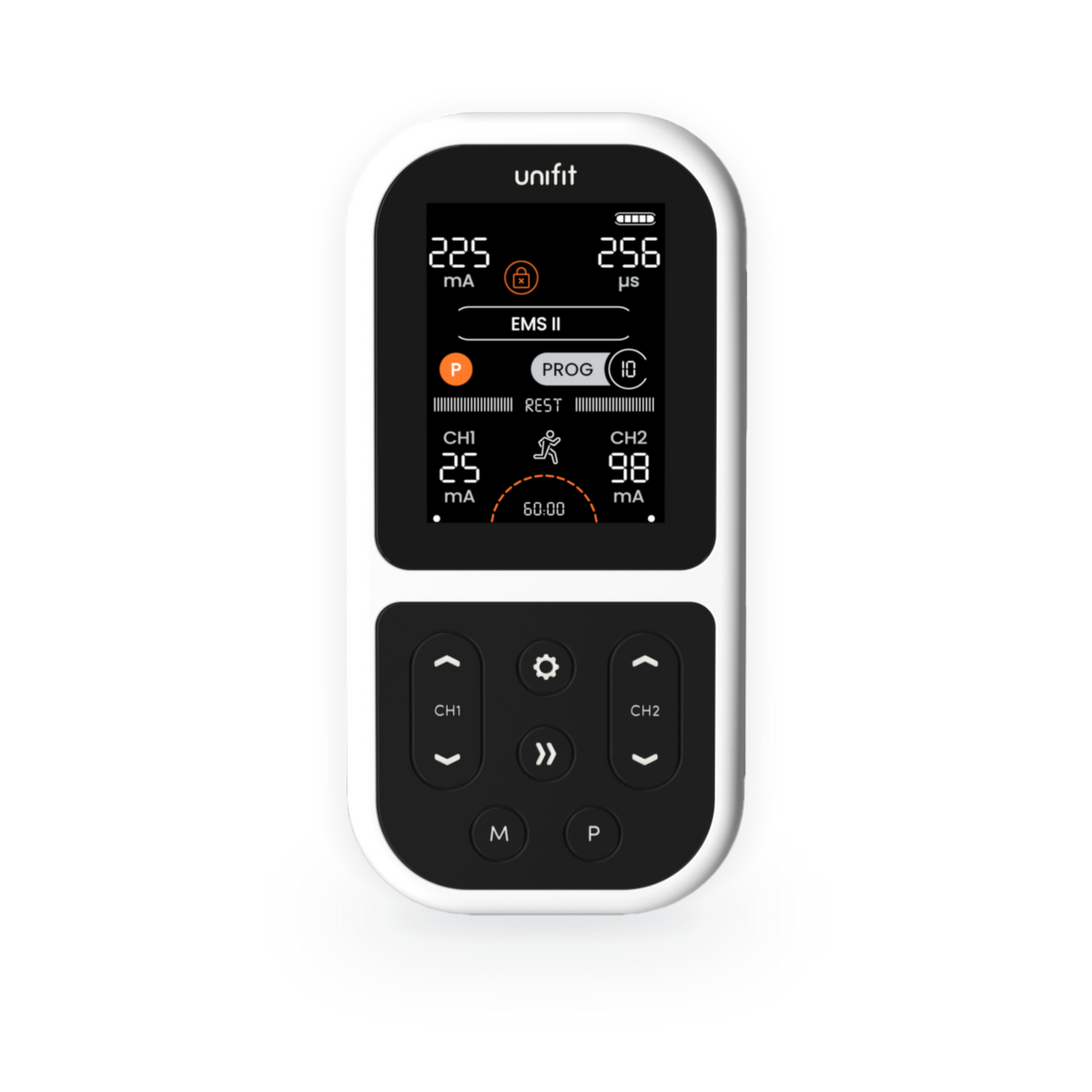 TensCare Unifit TENS and EMS unit with a colour display