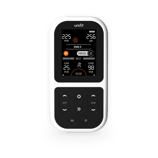 TensCare Unifit TENS and EMS unit with a colour display