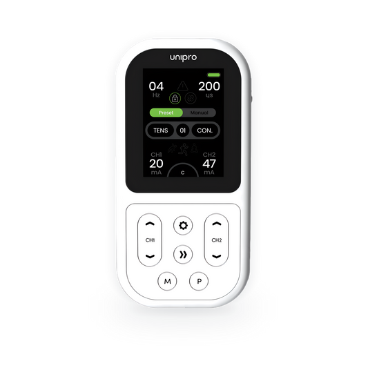 TensCare Unipro TENS, EMS, interferential and microcurrent unit with a colour display
