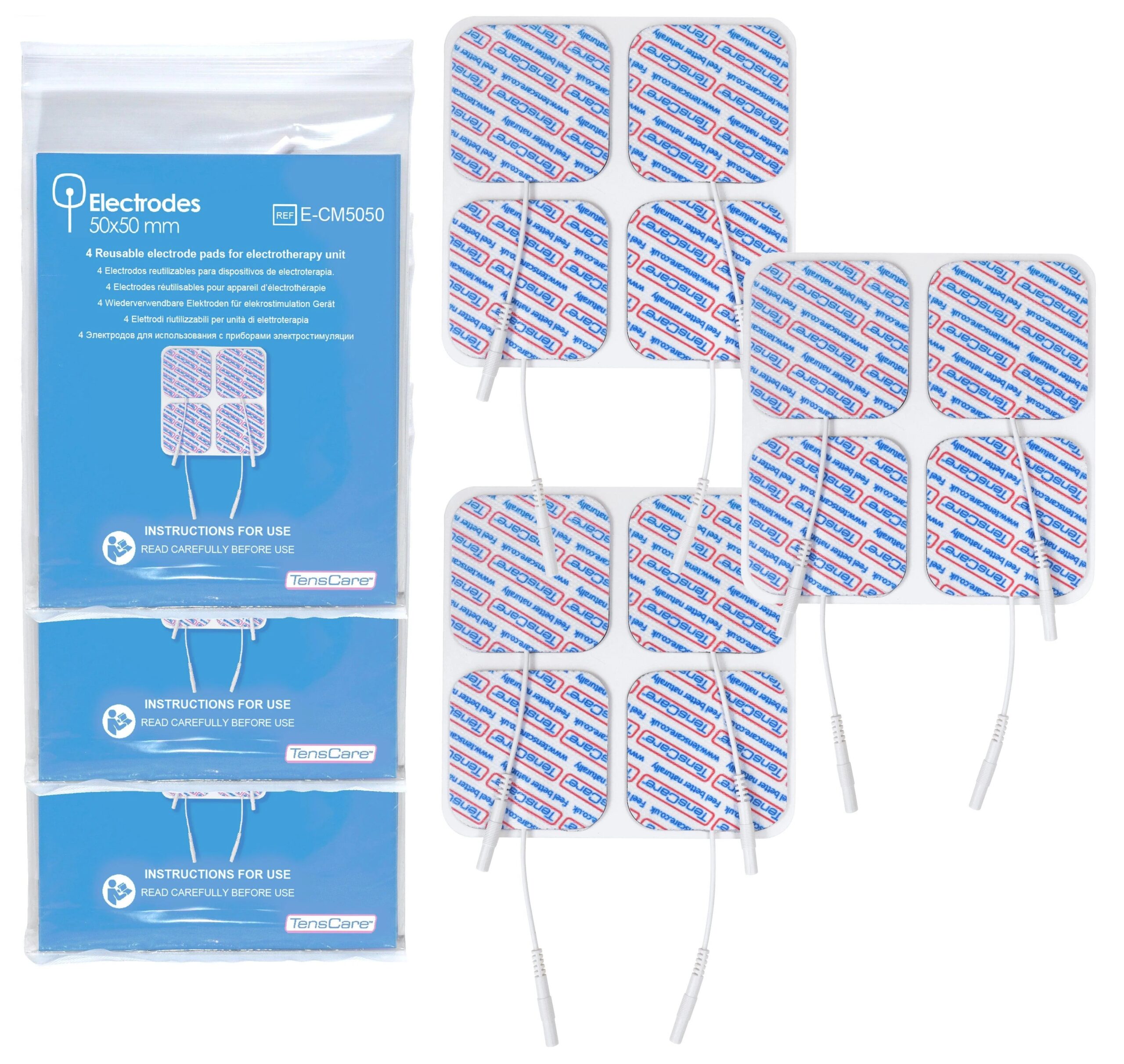 Carbon Mesh Electrode Pads 50 x 50 Mm Pack Of 4