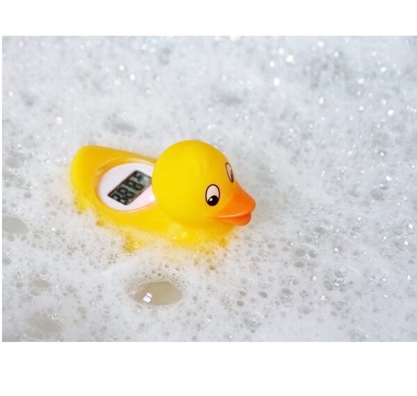 TensCare Digi Duckling: Floating Digital Bath Thermometer for Safe & Fun Bath Time (Tap to Activate).
