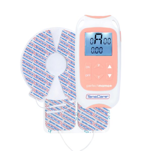 TensCare Perfect Mama+ TENS Unit for Drug-Free Labor Pain Relief with Contraction Timer (Postpartum Use Too).