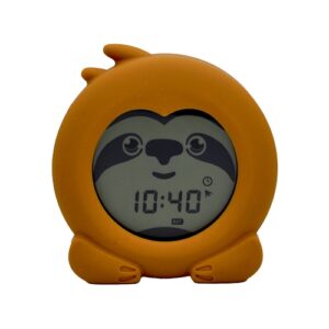 TensCare Sloth Clock: Soft Silicone Sleep Trainer with Nightlight & Alarm for Children (Teaches Time & Day/Night Cycles).